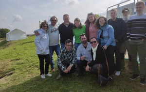 Sur le site le vendredi avec les Archers de Marchaux